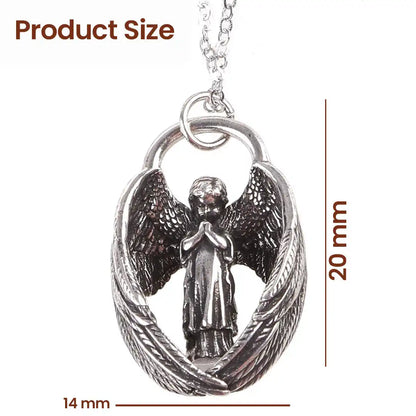 Praying Angel Pendant Necklace